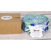 Soimoi 40Pcs Ocean Print Precut Fabrics Strips Roll Up 1.5x42