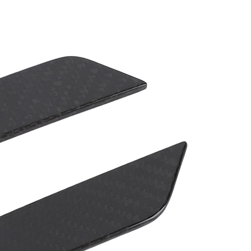 Side Marker Plate Ornaments Glossy Carbon Fiber UV Wear Resistant