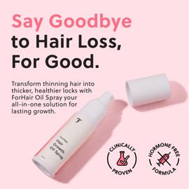 ForChics Hair Growth Serum for Women- Results in 4 Weeks- Hormone Free Hair Regrowth Treatment - For Thinning Hair Loss - Fast Absorbing Non-Greasy Scalp Spray 50ml