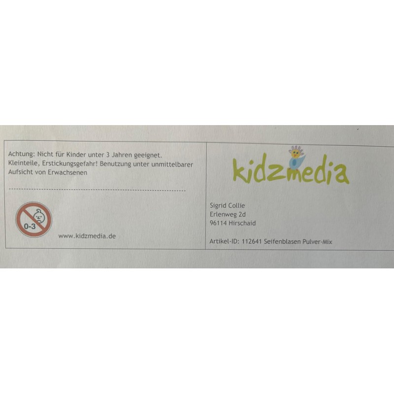 Kidzmedia - (10L) Giant Soap Bubble Powder for 2 x