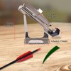 SPG Adjustable Arrow Fletching Jig - Straight Metal Fletching Tool
