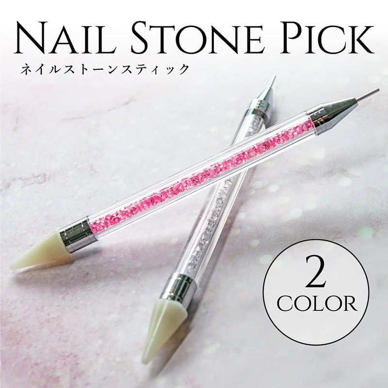 KiraNail Nail Stone Pick, Pink