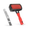 LANMU Air Conditioner Evaporator Coil Cleaning Brush AC Condenser Coil