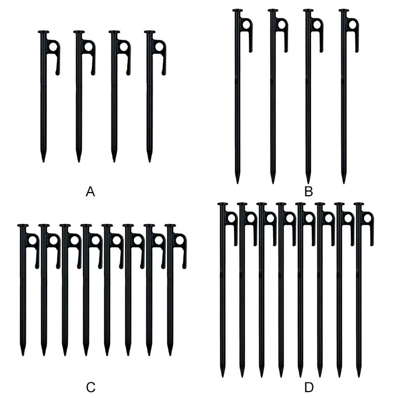 SUIOPPYUW Durable Camping Stakes With Large Head And Sharp End