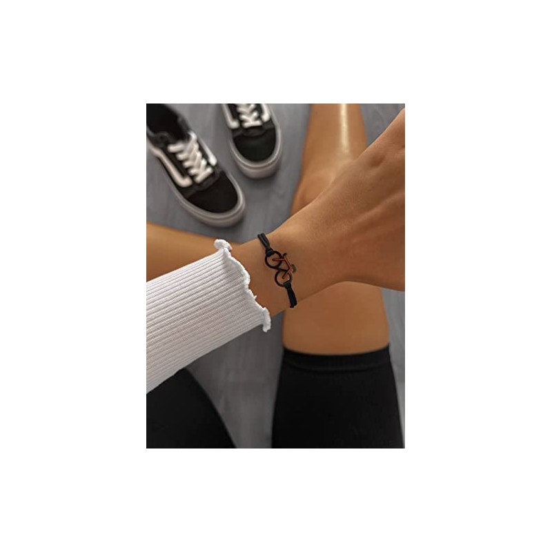 SAILBRACE Ruby Bike Bracelet Black/Red, Stainless Steel