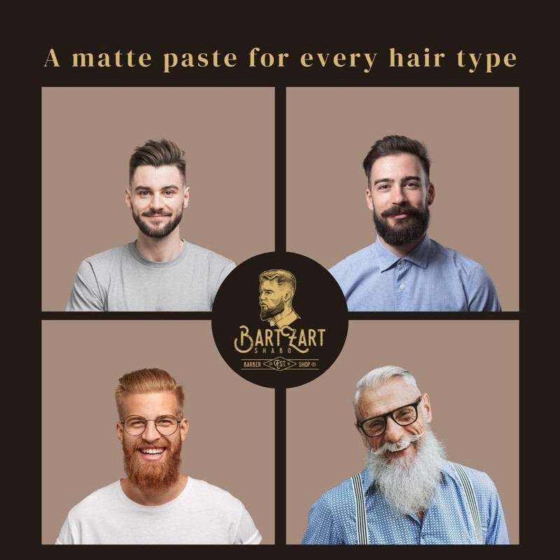 BartZart Matt Paste I 100 ml Hair Wax Matt for