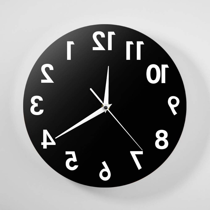 Reloj de pared The Geeky Days Reverse de 30,48 cm