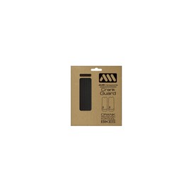 Crank Protector - Specially designed to protect the cranks of mountain bikes and road bikes from scratches and abrasion, black/silver