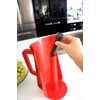 Yahata Kasei Sceltevie VERTU DE CARAFE Kitchen Paper Holder, Red