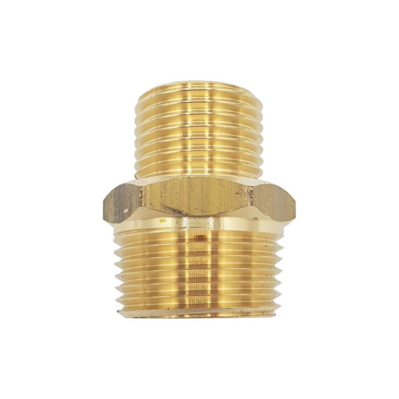 3/4" BSP x 1/2" NPT Male Union Reduction Thread Adaptor