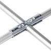 Fanmao 6 Sets 180 Degree Pipe Clamp Connector for 1"