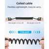 YANBORONSN 8K HDMI Spiral Cable 2.2 ft, Short HDMI to