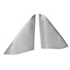 2 Pcs Car Door Speaker Cover Trim Stickers Aluminium Alloy