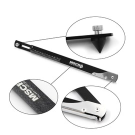 Sliding Sag Scale Tool for Dirt Bike Folding Sag Scale 2 Works on Mini and Full Size Motorcycles