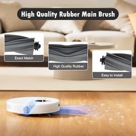 AnDongo - Paquete de 20 accesorios de repuesto para aspiradora robot Dreame D10 Plus Gen 2, 1 cepillo para polvo principal, 4 filtros, 6 bolsa de...  