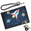 YNOYMO Children's Wallet Boys Mini Wallet Neck Pouch Boys Trifold