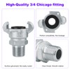 3/4 Chicago Air Fitting Replacement Air Hose Fitting, 0.75" NPT