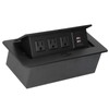 Power Socket Slow Opening Waterproof Modern Recessed Power Strip Desk