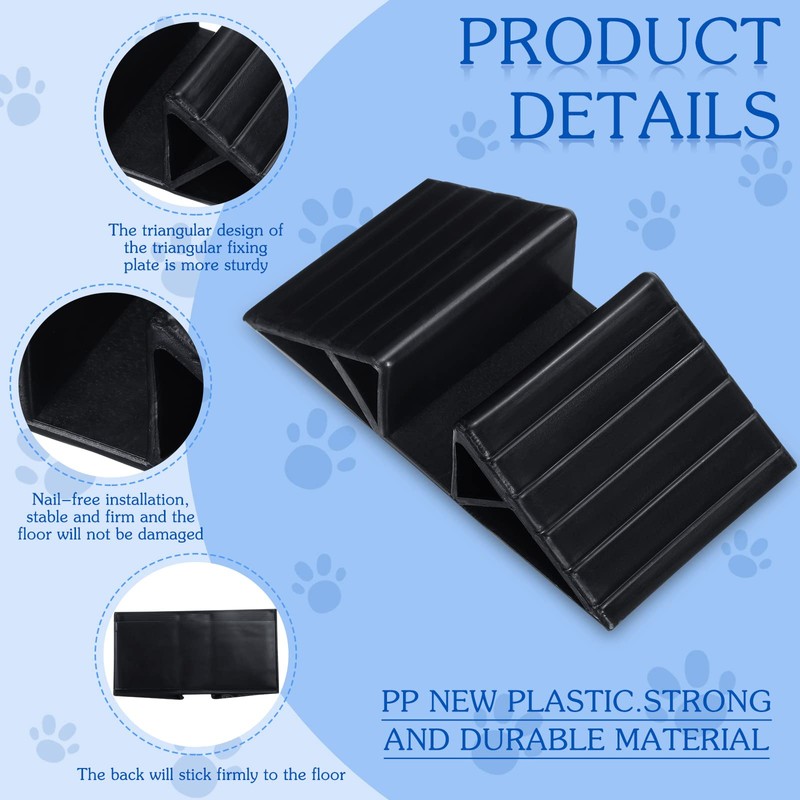 Geelin 4 Pcs Pet Gate Support Feet Freestanding Dog Gates