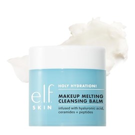 E.l.f. - ¡Sagrada hidratación! Bálsamo limpiador que derrite el maquillaje, limpiador facial y desmaquillante, con ácido hialurónico para hidratar la piel, 2 onzas