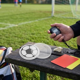 Football Throwing Coin Sports Football Referee Flip Coin Disc Alloy Double Sided Judge Football Flip Coin for Children Adults