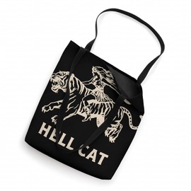Vintage Hell Cat Art Retro Tiger Graphic Aesthetic Tote Bag