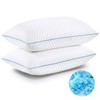 VVZ Cooling Bed Pillows Queen Size Set of 2, Shredded