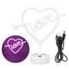 Heart Shape Neon Light Night Light for Wedding Party Kids