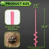 SYITCUN Auger Drill Bit for Planting - 1.6"X16.5" Heavy-Duty Garden