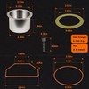 K-0650 Air Compressor Cylinder Sleeve and Compression Ring Kit For