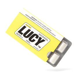 LUCY LUCY? Nicotine Gum 4mg, 100 Count, Mango - Health Canada Natural Health Product NPN 80108821 - NRT Stop Smoking Aid, Reduce Withdrawal Symptoms & Cravings