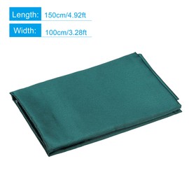 PATIKIL 4.9x3.3ft(150x100cm) Fabric Backdrop, Dark Green Seamless Cloth Photo Background for Photography Studio