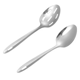 Cooking Spoon, Kitchen Utensils, Slotted Spoons for Cooking, Large Slotted Cooking Spoon, for Frying, Mixing, Serving, Draining, Turning and Stirring.