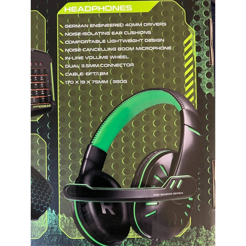 Hypergear Gaming Kit 4-in-1 Tactical Gear Ergonomic Keyboard / Mouse