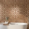 OYASIMI 10-Sheets Peel and Stick Backsplash Tiles, PVC Mixed Metallic