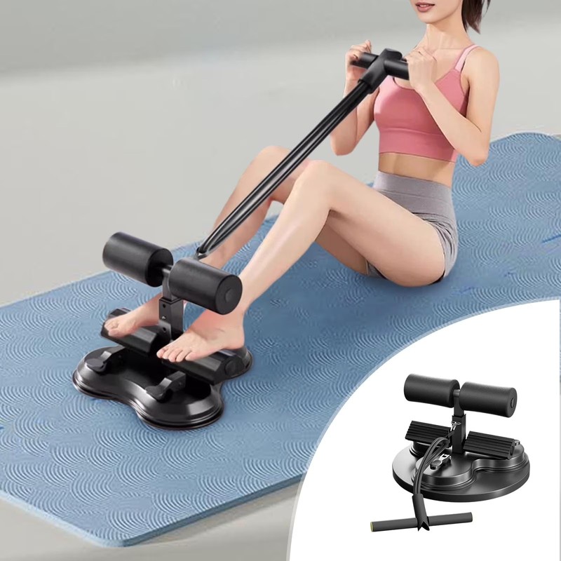 Sit Up Foot Holder with Elastic 2 Suction Cups and