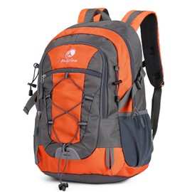 Outplea 25L Hiking Backpack Women Men Outdoor Backpacks Daypacks Waterproof Travel Backpack for Camping Hiking Mountaineering, orange