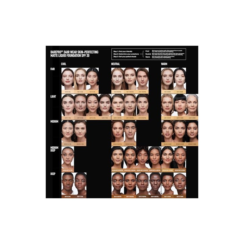 Bareminerals Base Maquillaje Líquida Mate Mineral Barepro Horas Duración Spf