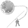 Vitonsbay Locking Fuel Cap,3" Nominal，Vented,Aluminum Fuel Cap Fit for Kenworth