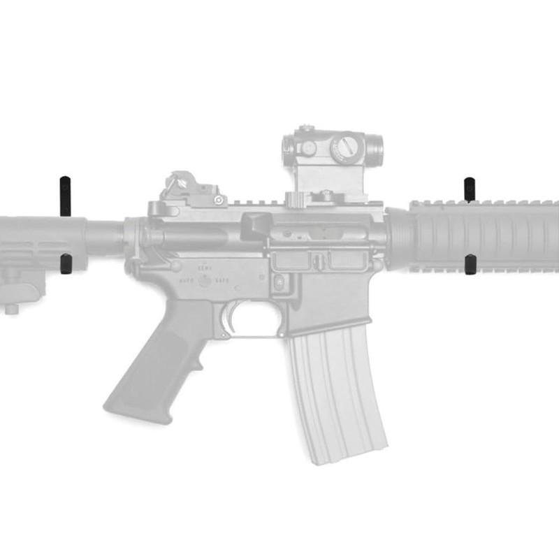 RALSPEC 4 x Padded Rifle Wall Mounting Hooks Brackets Gun