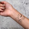 4 x 'Sushi Selection' Temporary Tattoos - Water Resistant, Skin-Safe,