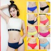 A5 Plus Size Women's Modest Bikini Swim Trunks Breathable XXXL/Navy Blue (Briefs) 10ea