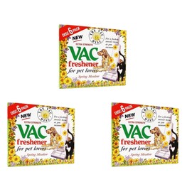 FIND A SPARE 18 Pack Vac Fresheners Spring Meadow Extra Strenght For Pet Lovers 3 Boxes x6 Disc