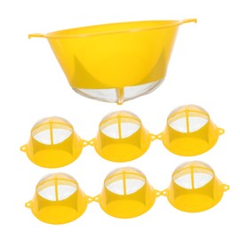 WHAMVOX 10 Pack Plastic Mesh Paint Strainer Reusable Filter for Oil Paints Water-Based