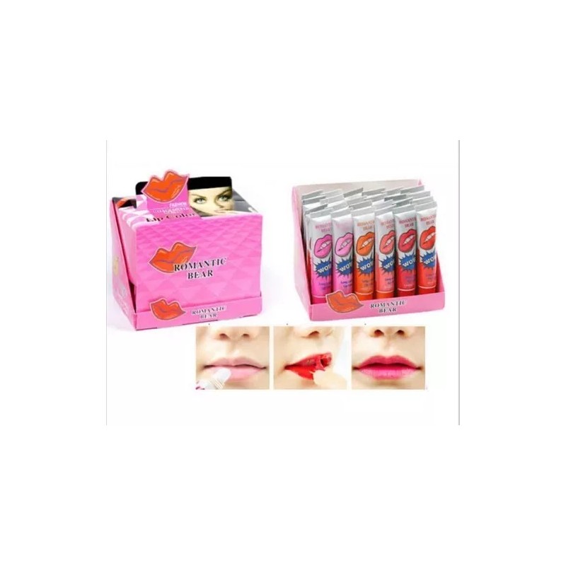 Wow Labial Tinta Coreana Oriental Indeleble 6 Pz Larga Durac