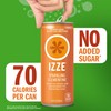 IZZE Sparkling Water Juice Beverage Blend, Clementine, No Sugar Added,