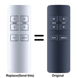 PZL New Replacement for Beautyrest Smart Motion 1.0 Adjustable Bed Remote Control