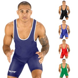 Elite Sports Men’s Wrestling Singlets, Standard Singlet for Men Wrestling Uniform