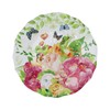 UPware 16 Piece Rose Garden Melamine Dinnerware Sets, Outdoor Dishes