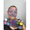 Paleta 12 Colores Mate Base Agua Pintacaritas Annete Fantasy